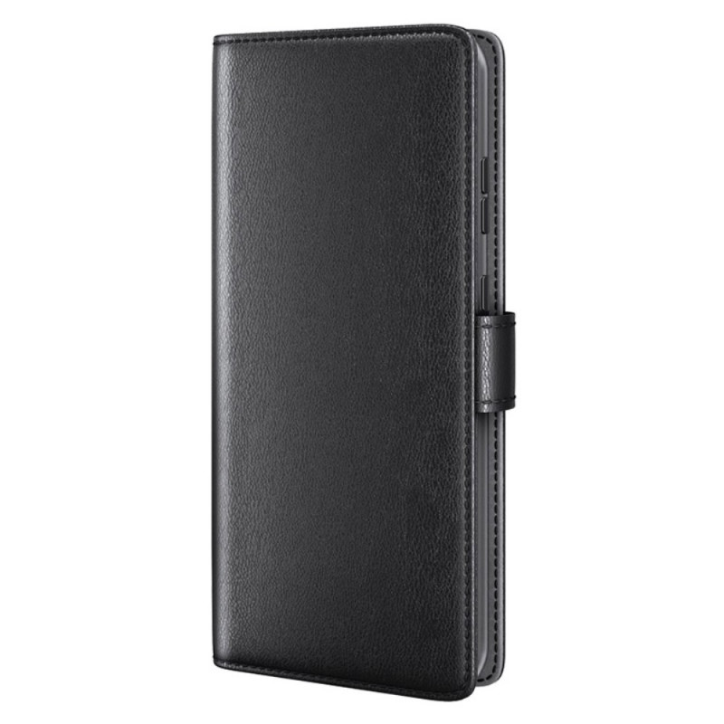 Funda de piel auténtica para iPhone 16 Plus