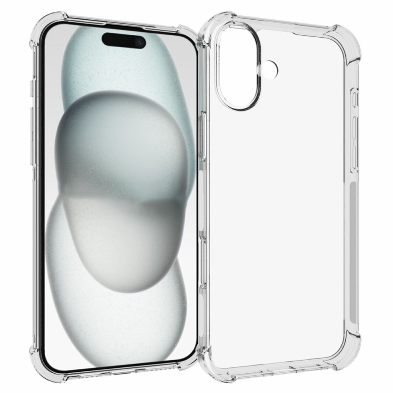 Funda reforzada transparente iPhone 16 Plus