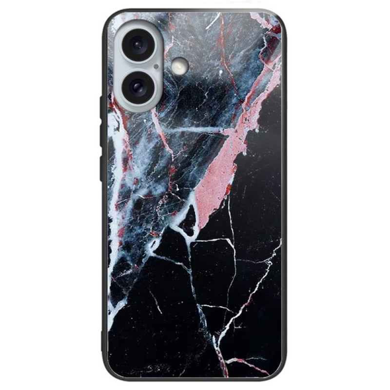 Funda rígida iPhone 16 Plus Negro Mármol