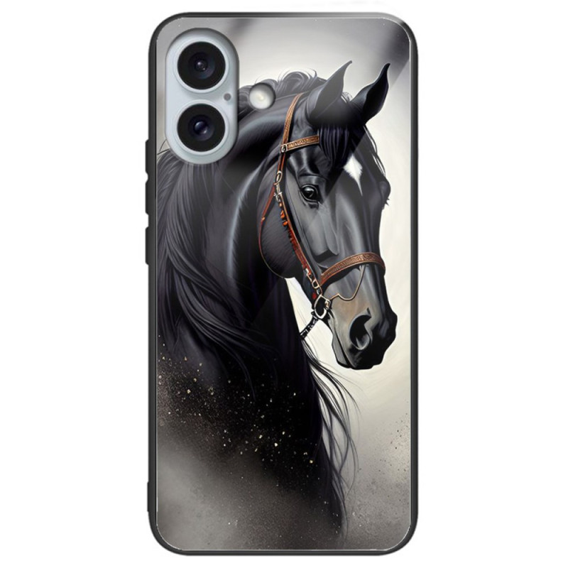 Funda iPhone 16 Plus Cristal Templado Caballo