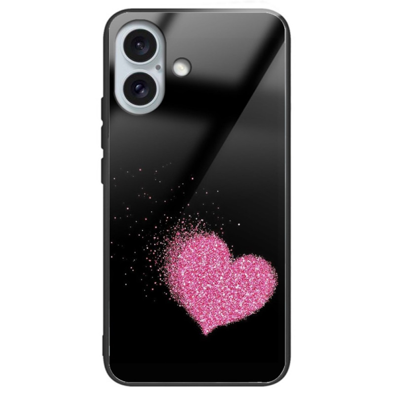 Funda rígida Corazón Rosa iPhone 16 Plus