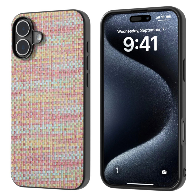 Funda de textura refinada para iPhone 16 Plus