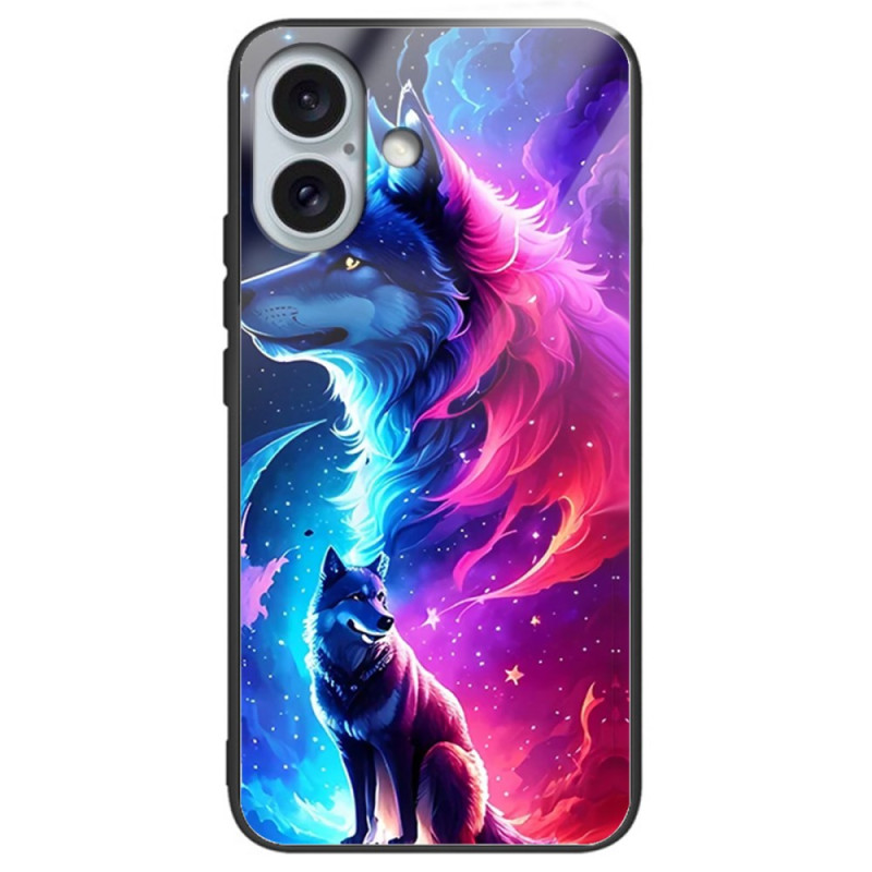 Funda iPhone 16 Plus Cristal Templado Star Wolf