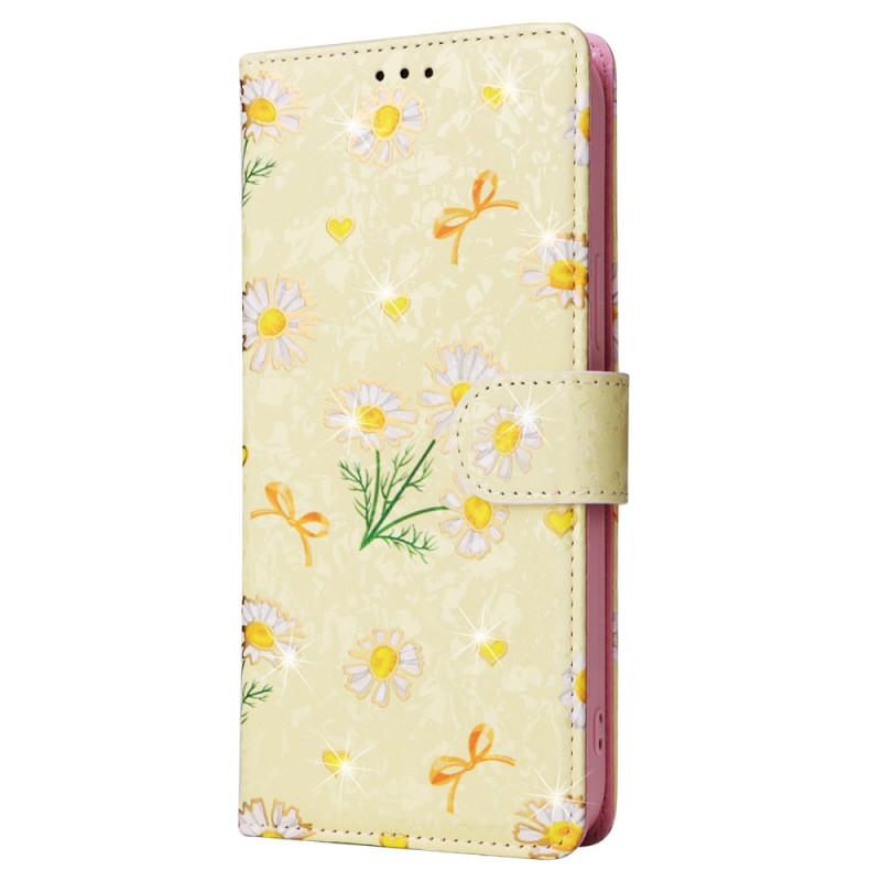 Funda iPhone 16 Pro Wallet RFID Blocker Floral