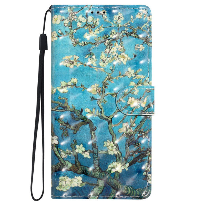 Funda iPhone 16 Pro Flowers Art con Lanyard