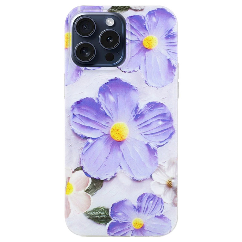 Funda iPhone 16 Pro Flor Morada