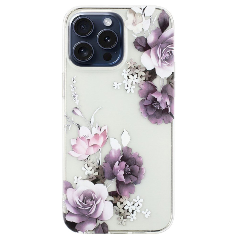 Funda iPhone 16 Pro Peonies