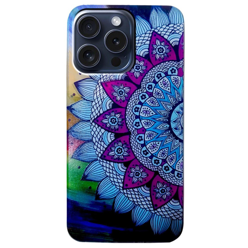 Funda iPhone 16 Pro Patrón Mandala