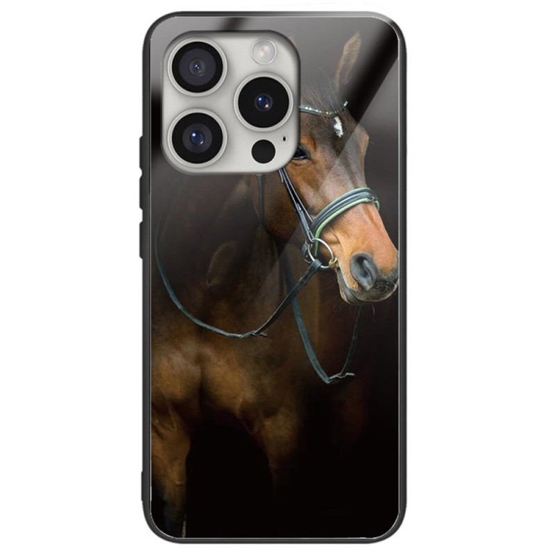 Funda iPhone 16 Pro Cristal Templado Caballo