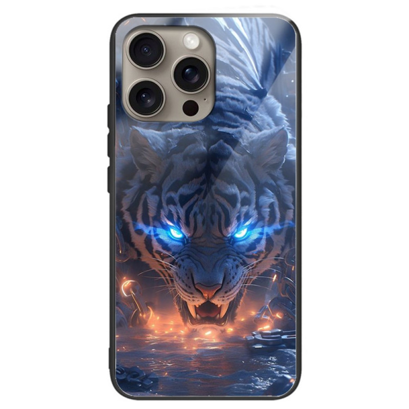 Funda iPhone 16 Pro Cristal Templado Tigre