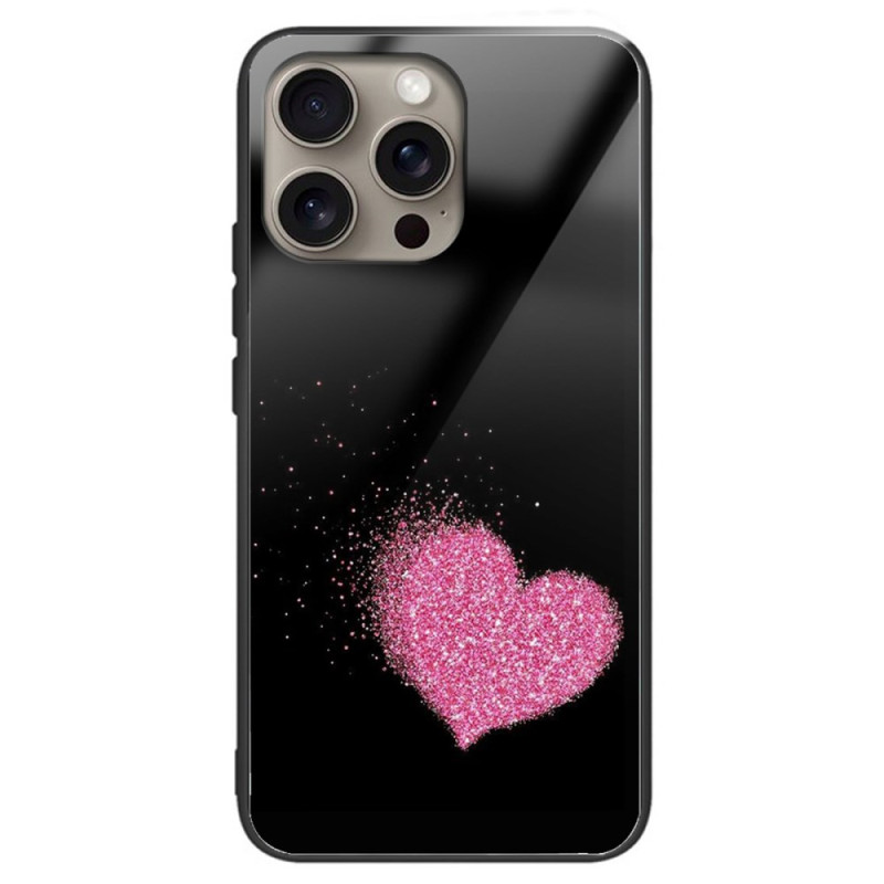 Funda Dura iPhone 16 Pro Cristal Templado Corazón