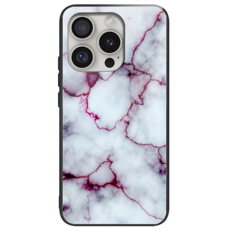 Funda rígida iPhone 16 Pro Mármol Morado