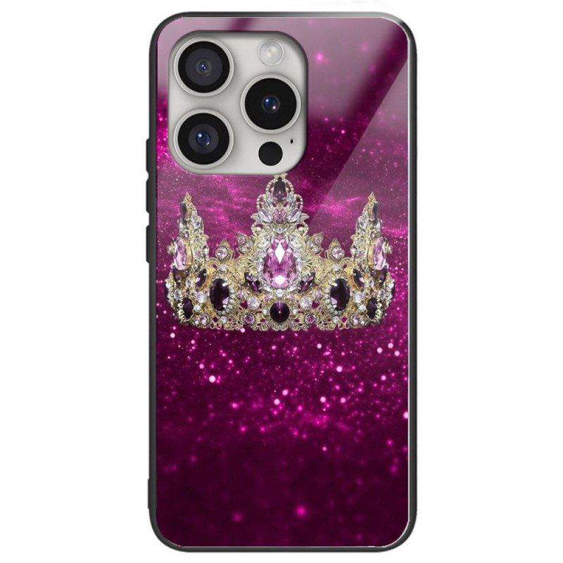 Funda iPhone 16 Pro Cristal Templado Corona Real