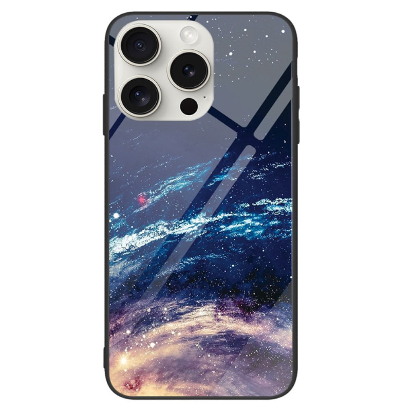 Funda de cristal templado para el iPhone 16 Pro Milky Way