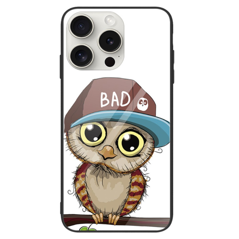 Funda iPhone 16 Pro Cristal Templado Bad Hibou