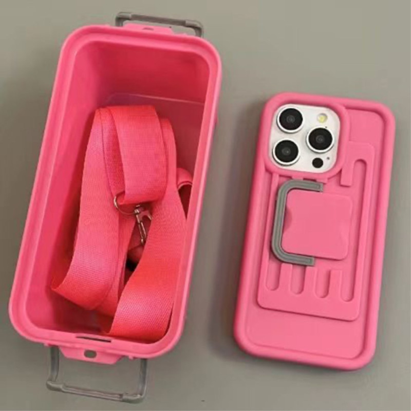 Funda iPhone 16 Pro con caja de almacenamiento de la serie XX