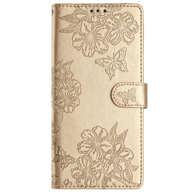 Funda Google Pixel 9 Patrón de mariposas y flores