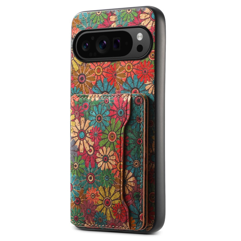 Funda de tarjeta floral Google Pixel 9 / Pixel 9 Pro Cover