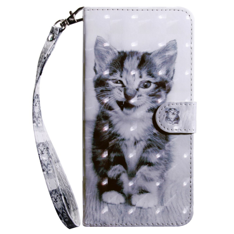 Funda con colgante
 de gatito para Google Pixel 9 Pro XL