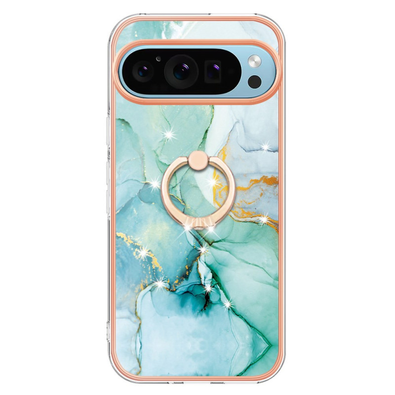 Anillo de soporte de la funda Google Pixel 9 Pro XL efecto mármol