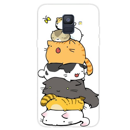 Funda Samsung Galaxy A6 Tas De Chats Cartoons
