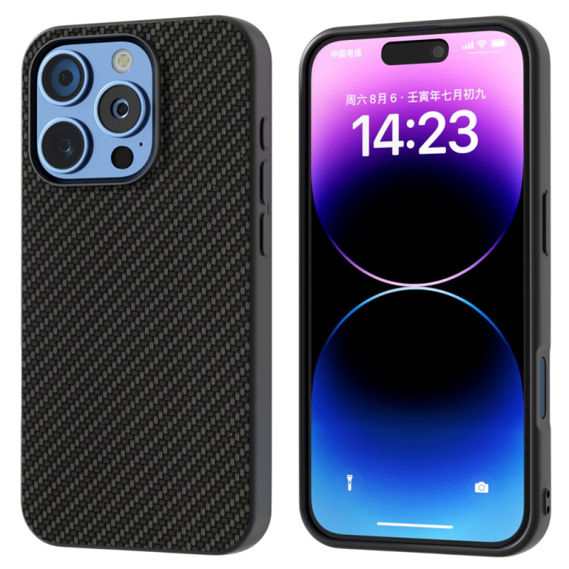 Funda de fibra de carbono para iPhone 16 Pro ABEEL