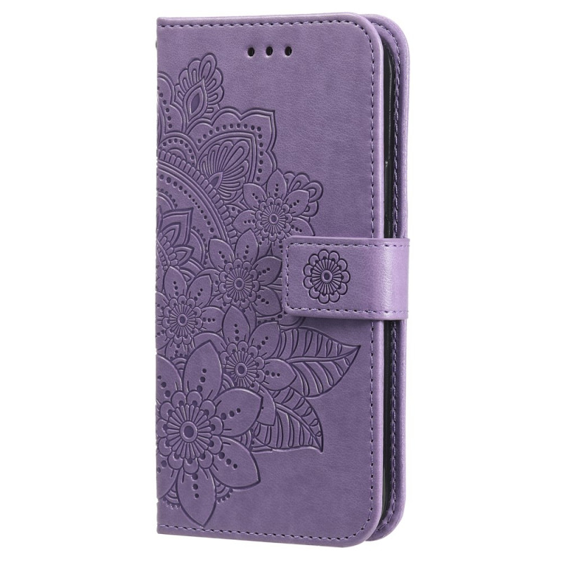 Funda iPhone 16 Pro Mandala Print con Lanyard