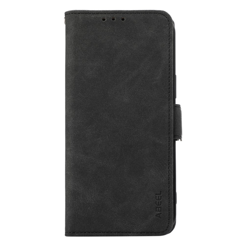 Funda para iPhone 16 Pro Efecto Gamuza Bloqueo RFID ABEEL