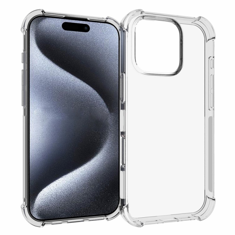 Funda
 reforzada antideslizante transparente iPhone 16 Pro