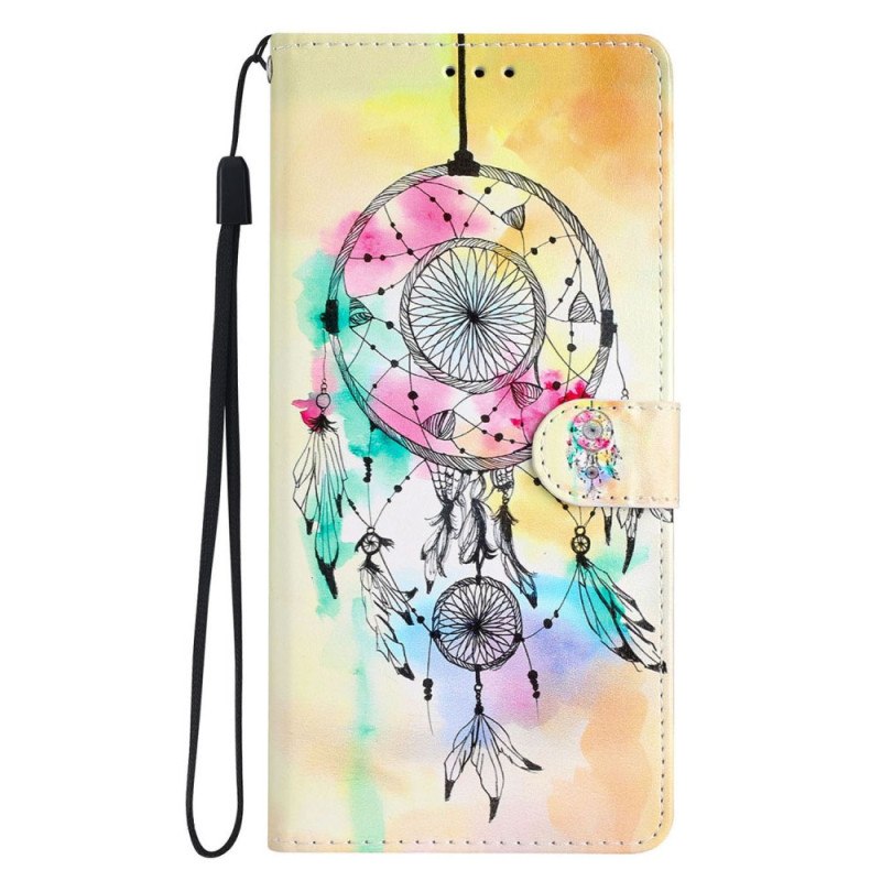 Funda para iPhone 16 Pro Max Watercolour Dreamcatcher con colgante
