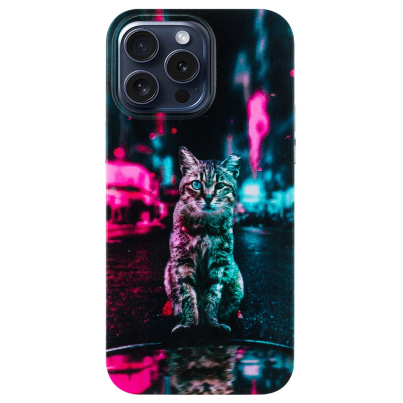 Funda iPhone 16 Pro Max Fire Cat Tricolor