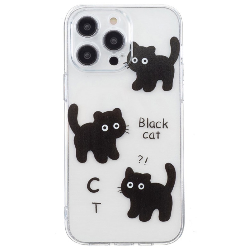 Funda iPhone 16 Pro Max Black Cats