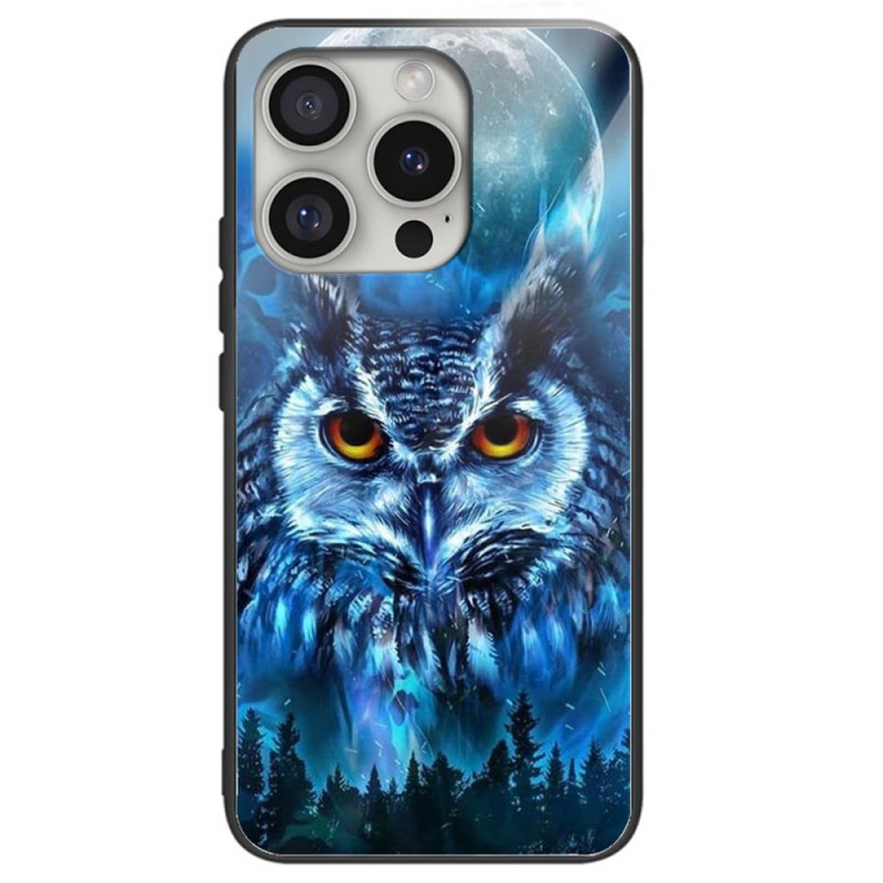 Funda iPhone 16 Pro Max Cristal Templado Woodland Owl