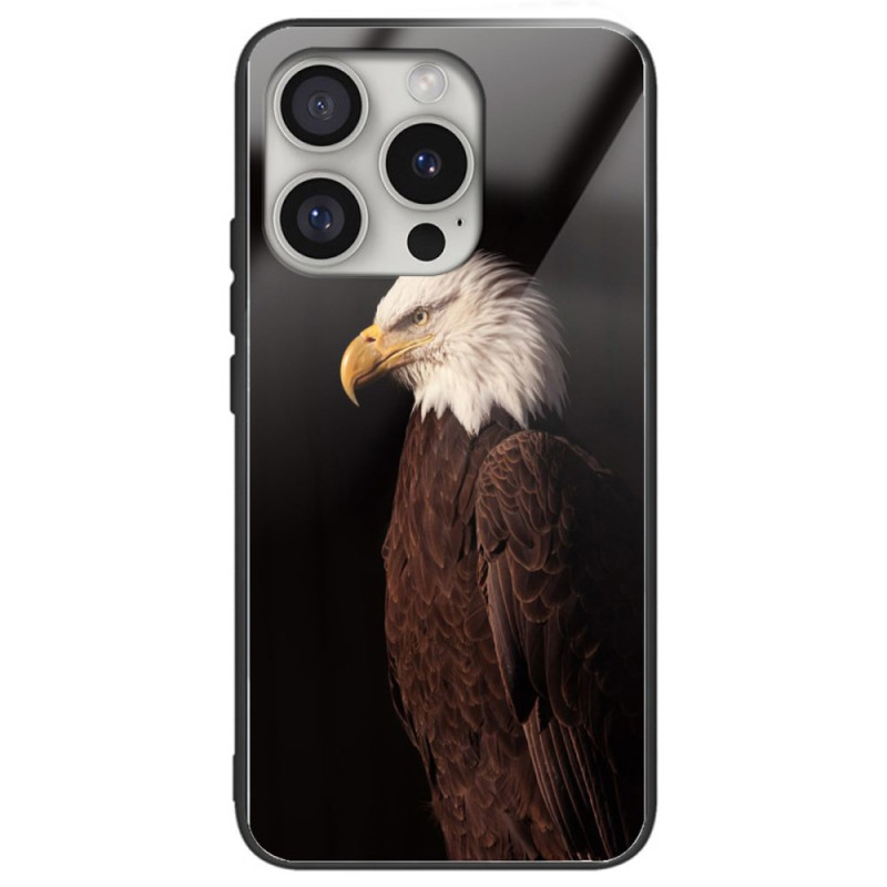 Funda iPhone 16 Pro Max Cristal Templado Impreso Diseño Águila