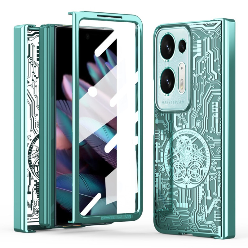 Oppo Find N2 funda de cristal templado
 película mecánica Legend Series