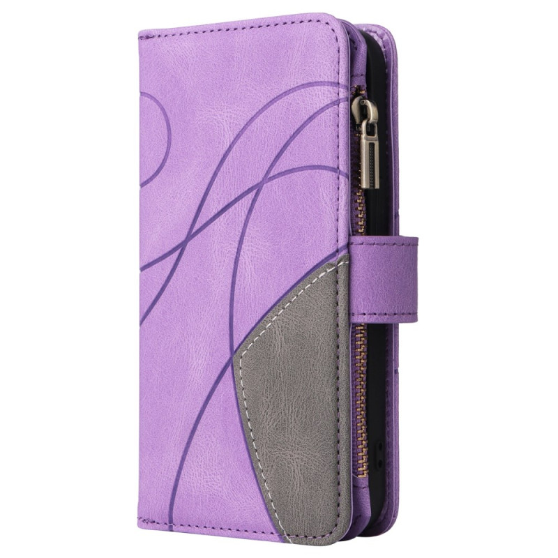 Funda Oppo Reno 12 Pro 5G Wallet Líneas Onduladas