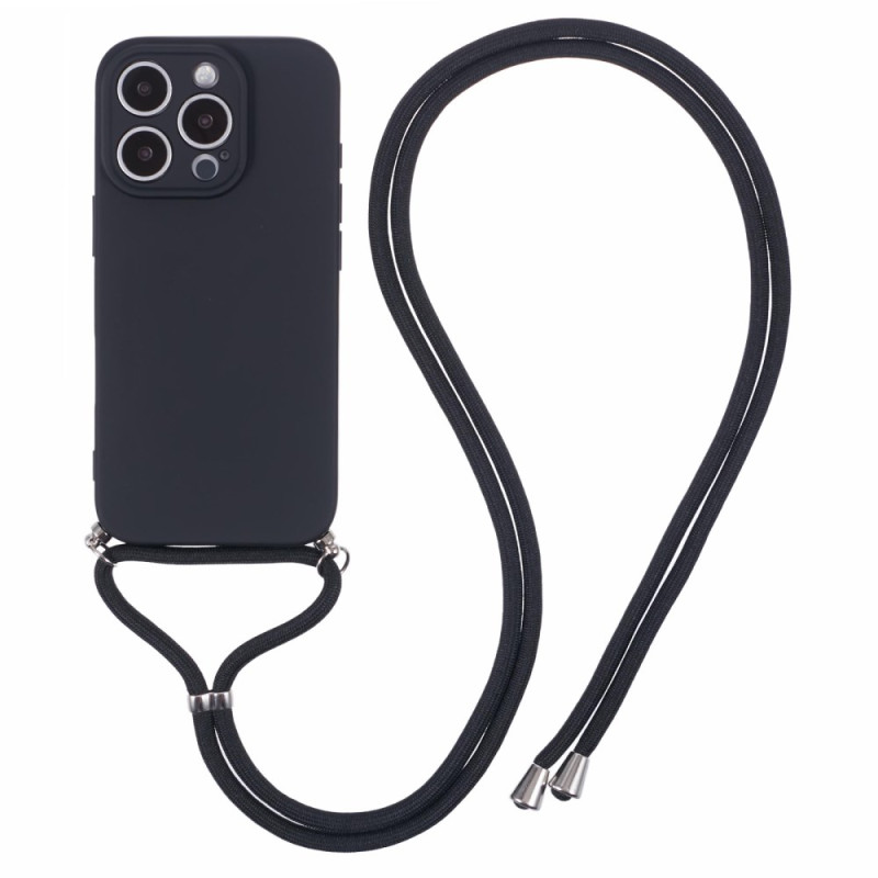 Funda con cordón iPhone 16 Pro Max Silicona