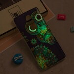 Funda fluorescente para el OnePlus 6 Owl Mandala