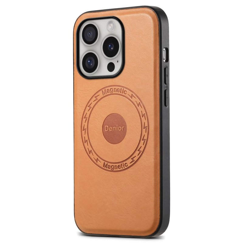 Funda magnética de polipiel DENIOR para iPhone 16 Pro Max