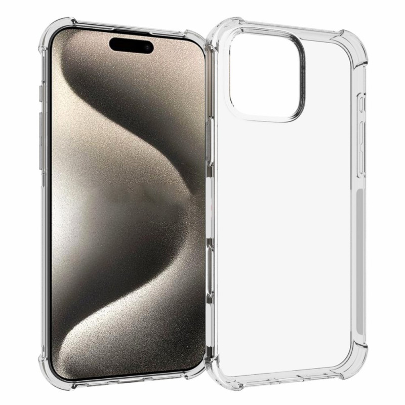 Funda transparente reforzada para iPhone 16 Pro Max