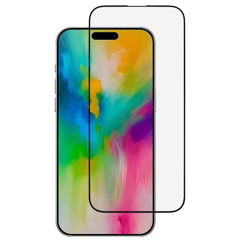 Protección integral de cristal templado para la pantalla del iPhone 16 Pro Max