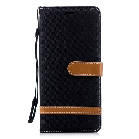 Funda de tela y piel para Samsung Galaxy Note 9