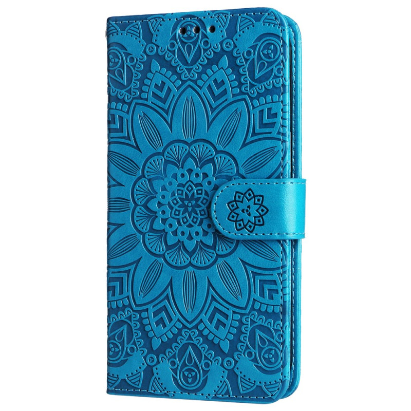 Funda Oppo Reno 12 5G Diseño girasol y colgante
