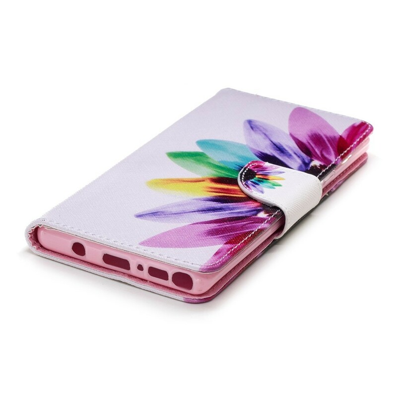 Funda de flor de acuarela para Samsung Galaxy Note 9