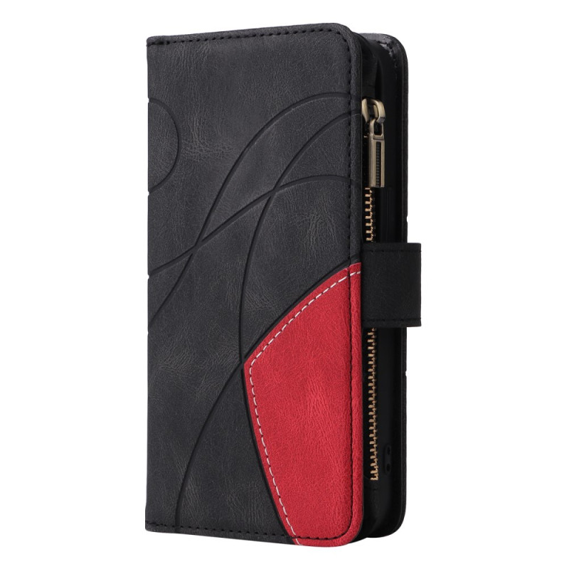 Funda Oppo Reno 12F 5G Wallet Two-tone Wavy Line