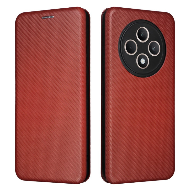 Flip Cover Oppo Reno 12F 5G Fibra de Carbono