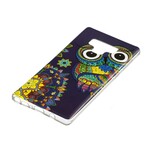 Funda Samsung Galaxy Note 9 Búho Mandala Fluorescente