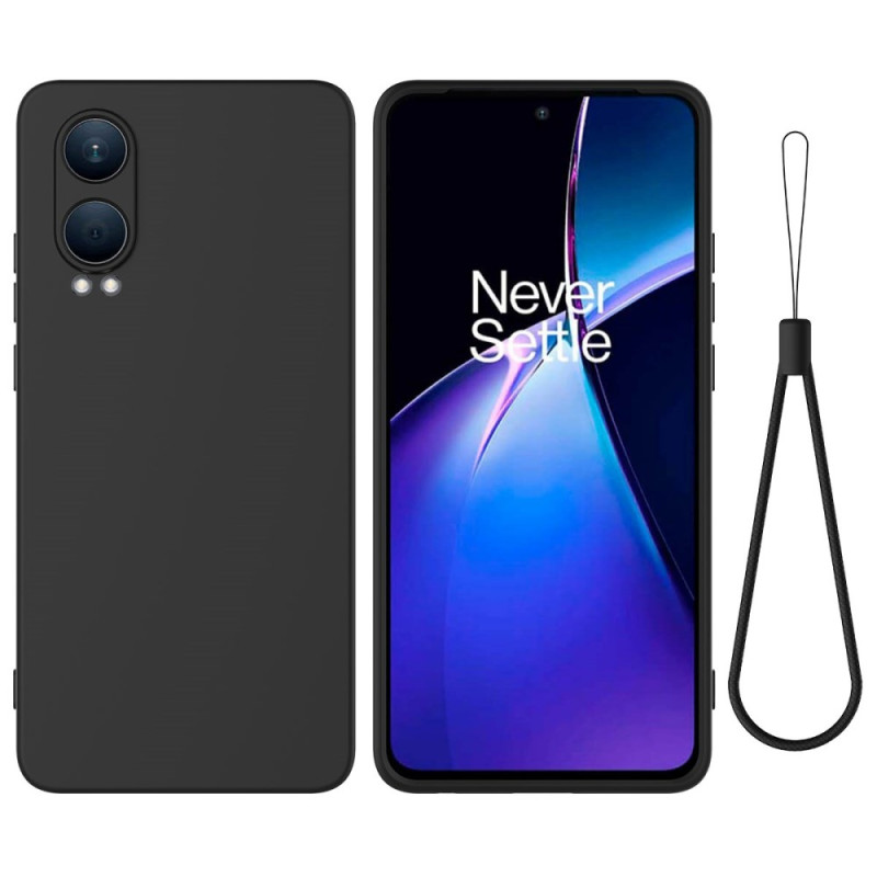 Funda de silicona líquida con cordón OnePlus Nord CE 4 Lite 5G