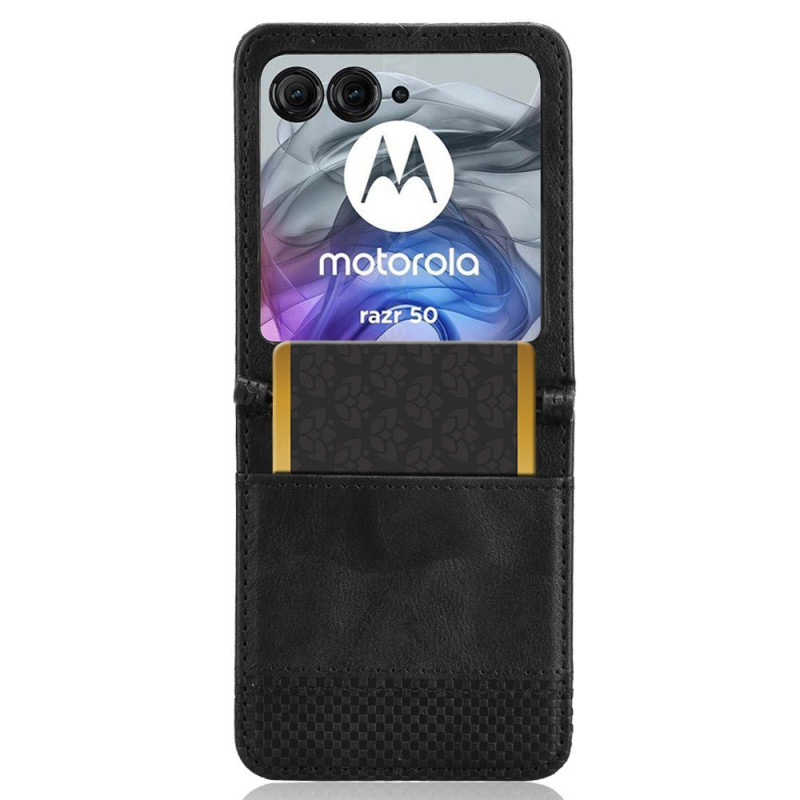 Funda Motorola Razr 50 5G Card Funda
 Frieze Vintaga