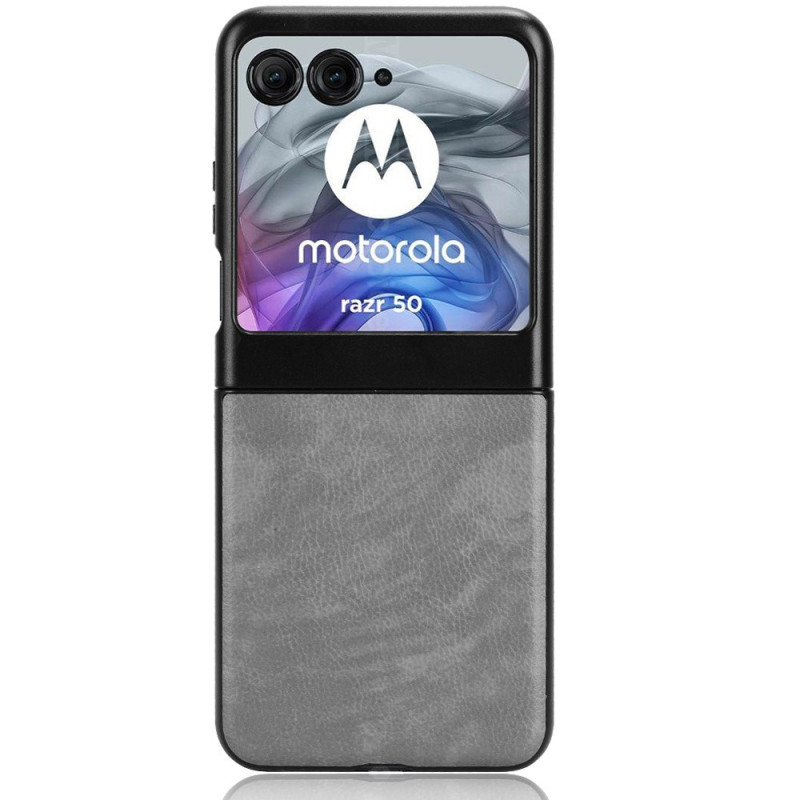 Funda Motorola Razr 50 5G Efecto Cuero